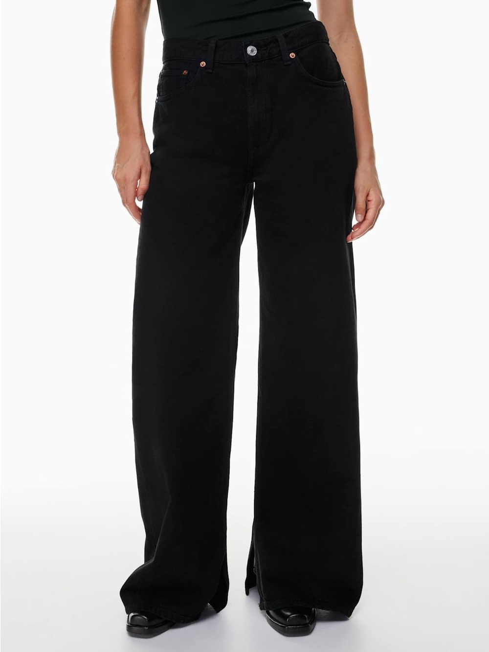 NWT RE/DONE Low Rider Loose Jean from Aritzia. Wide-leg low-rise relaxed jeans